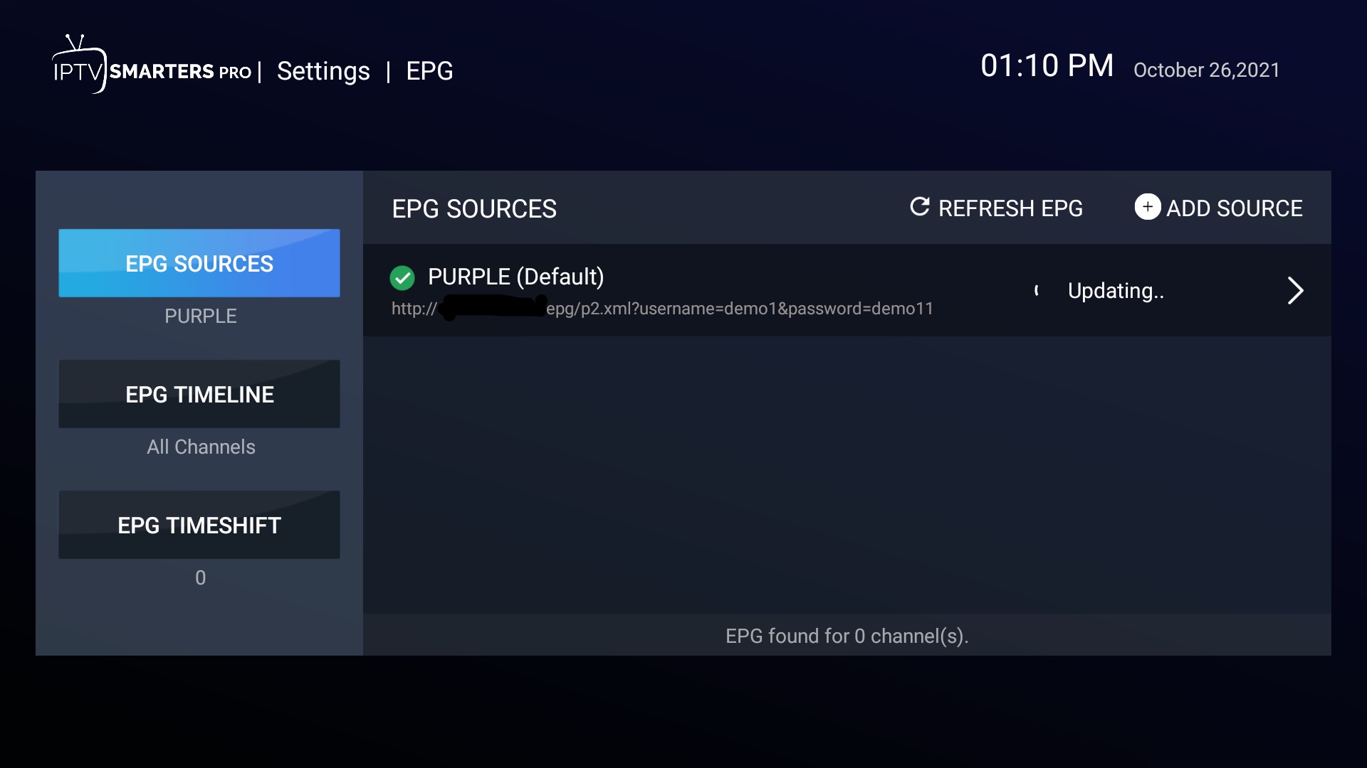 Korak 11 - EPG Download